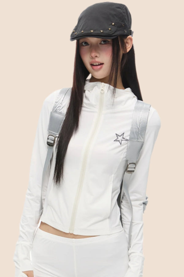 Retro Slim Sunshield Top Set