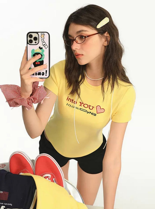 High-Class Slogan Camisole Top