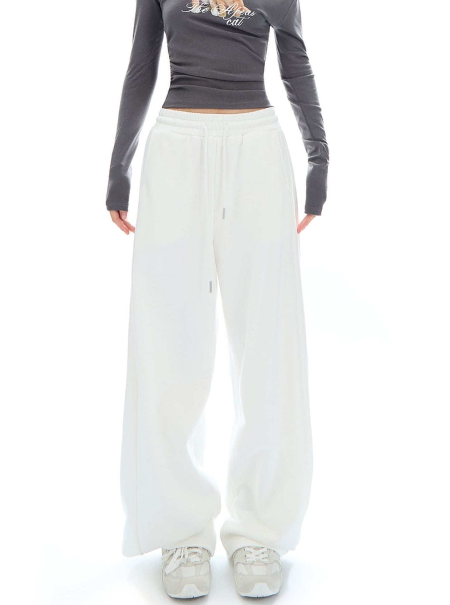 Relaxed Drawstring Sweatpants