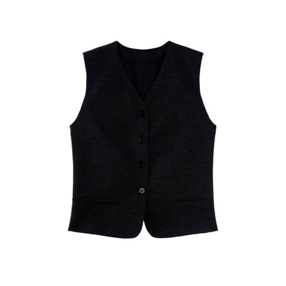 Denim Style Vest Shorts Set-Up