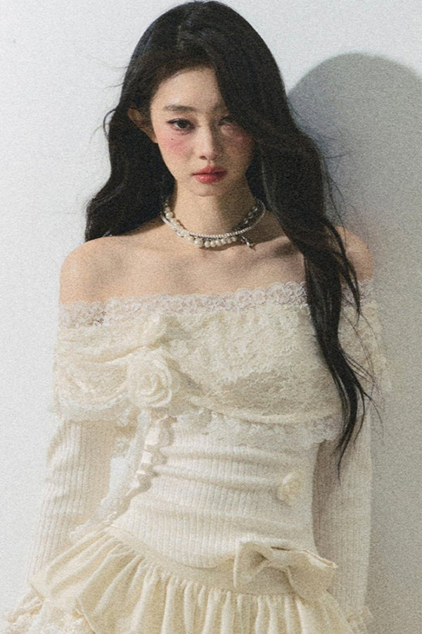 Süßer & würziger Spitzenpullover 