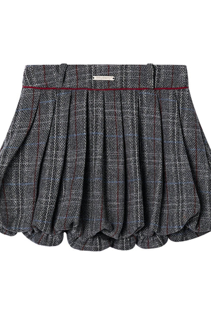 Sweetheart Killer Check Tweed Skirt