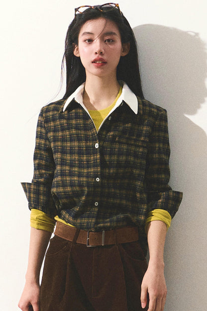 Miu Long-Sleeve Versatile Shirt