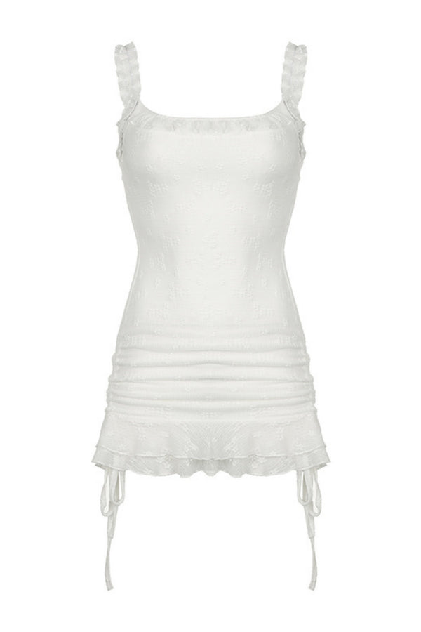 Base Dress Cut-Out Smock Sweater Set-Up