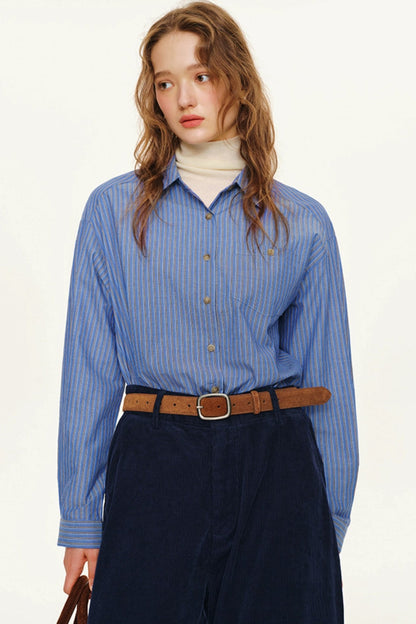 High-Quality French Striped Shirt