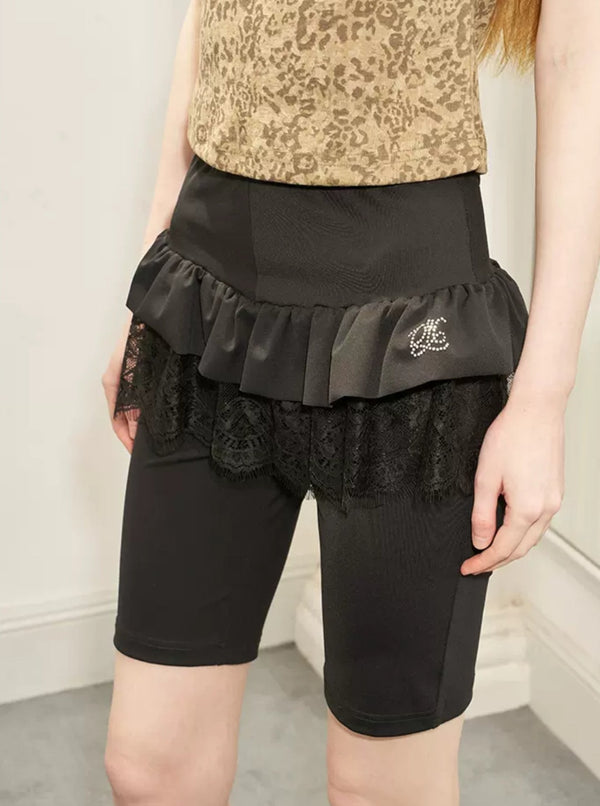 Patchwork Casual Ballet Shorts Pants