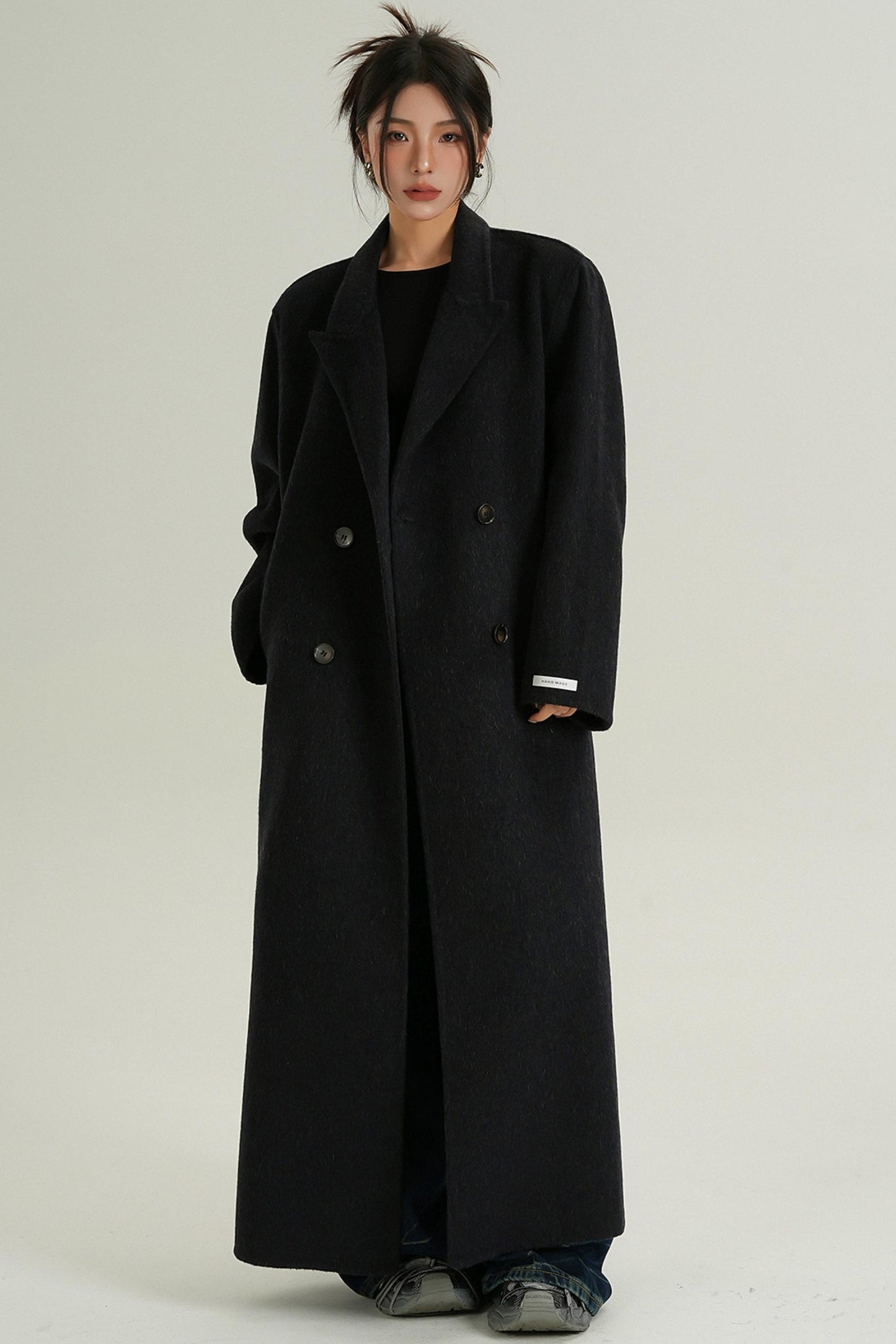 Double-Sided Wool Suit Coat