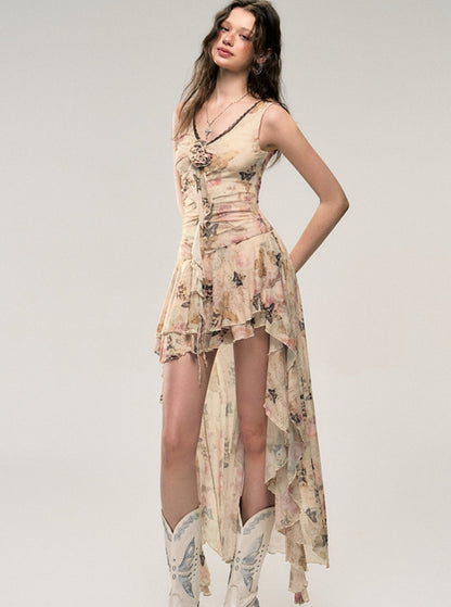 Irregular Hem Beachside Dress