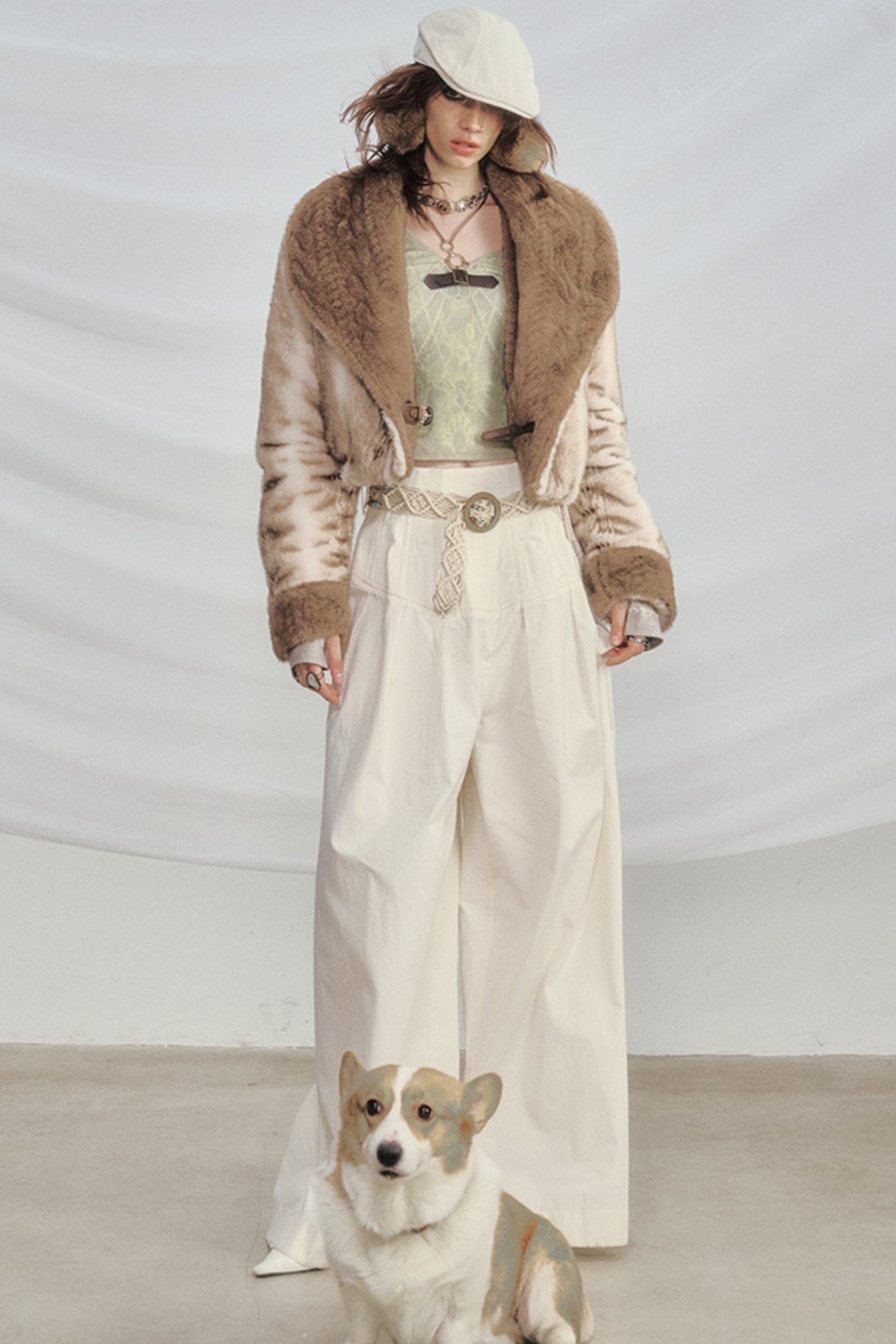 Twelve O'Clock Old Money Fur Jacket