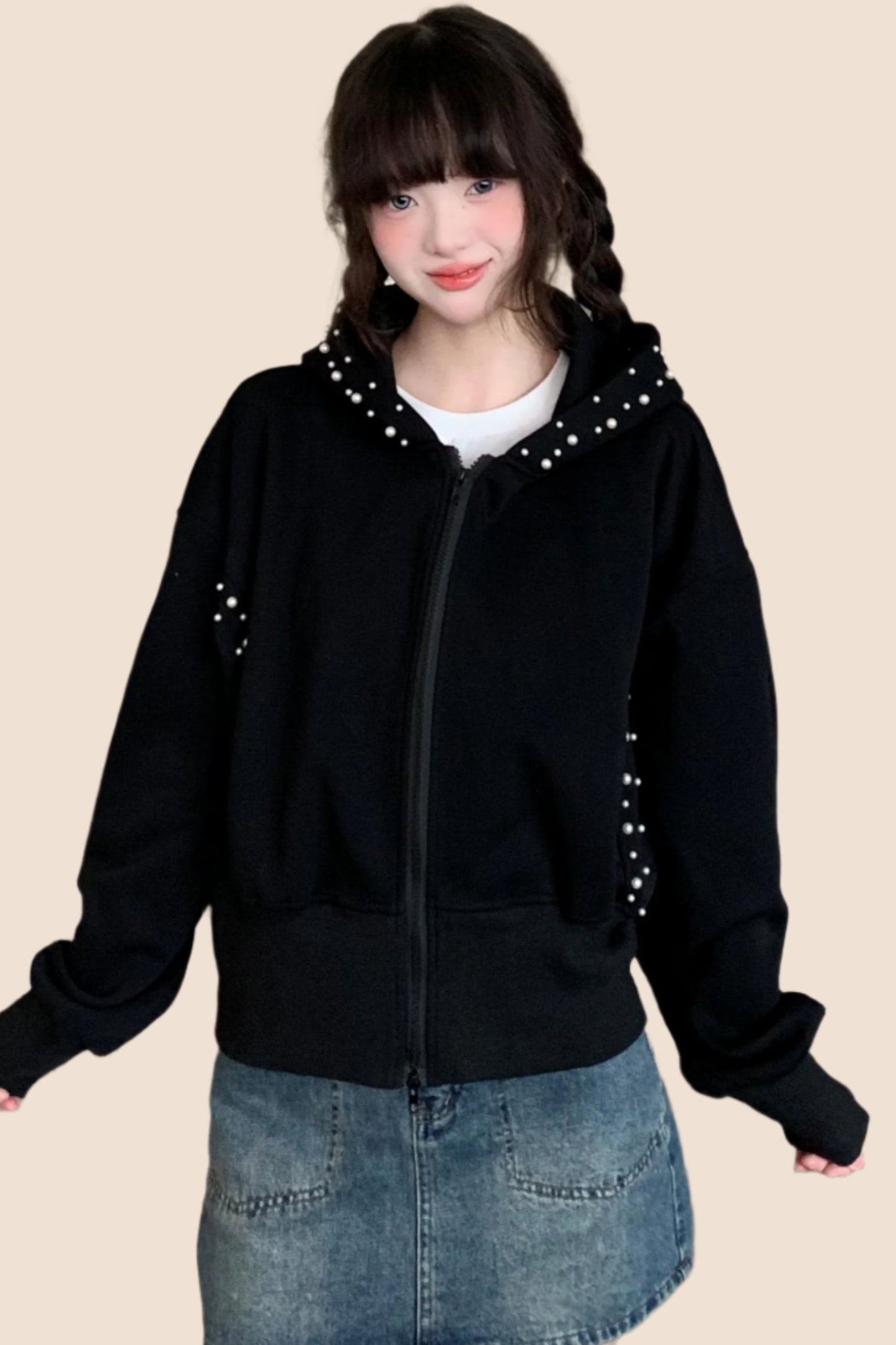 American Retro Pearl Short Coat