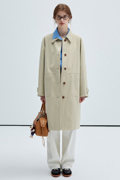 Classic British Silhouette Trench Coat