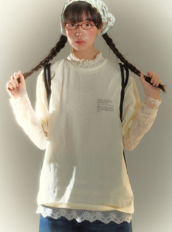 Letter Print T-Shirt