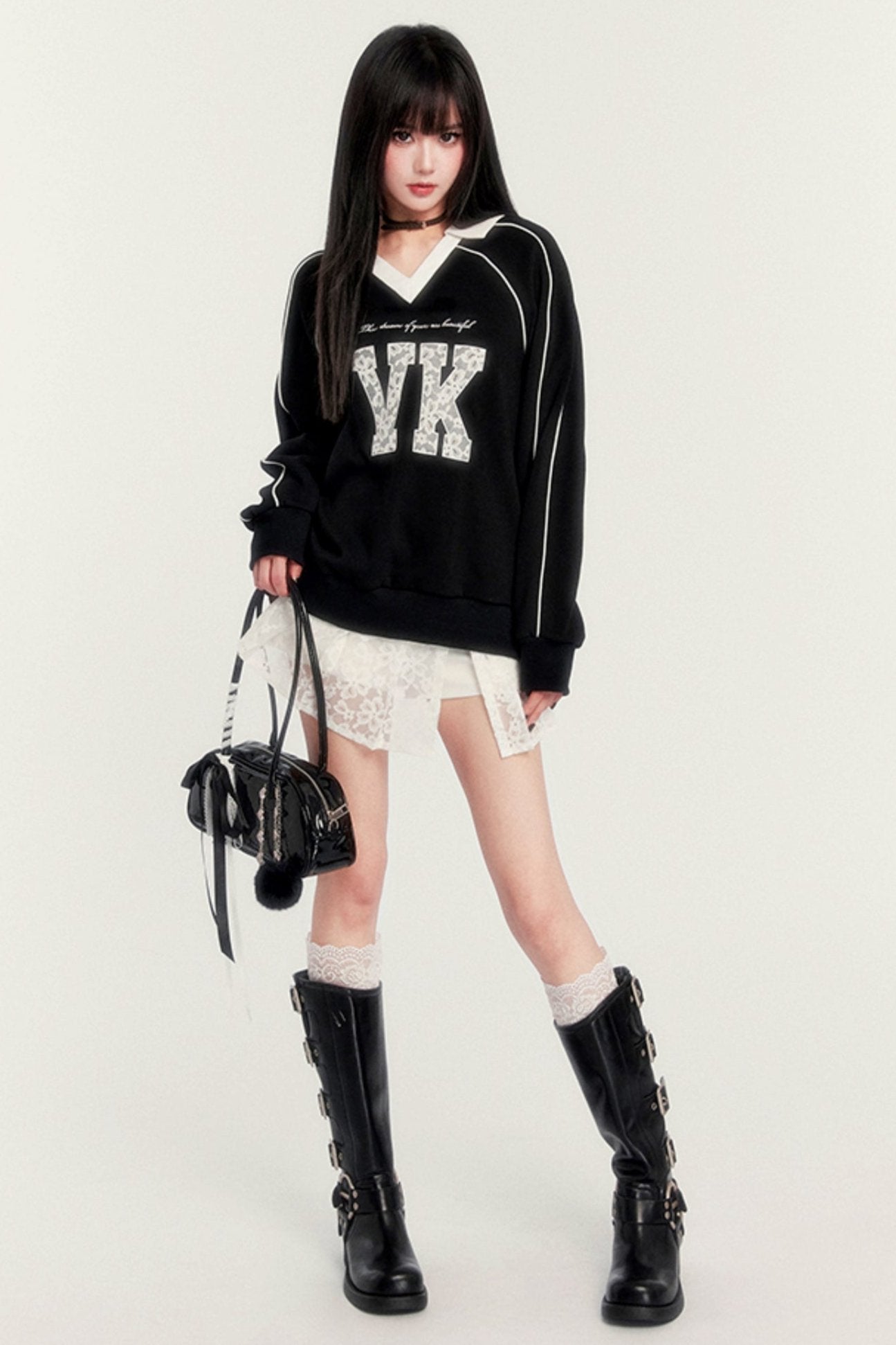 Embroidered VK Patch Sweatshirt