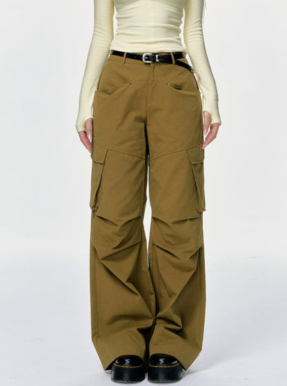 American retro cargo pants