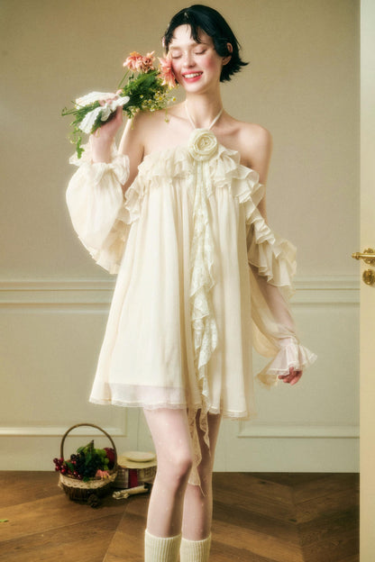 Off-Shoulder Galaxy Party Dress