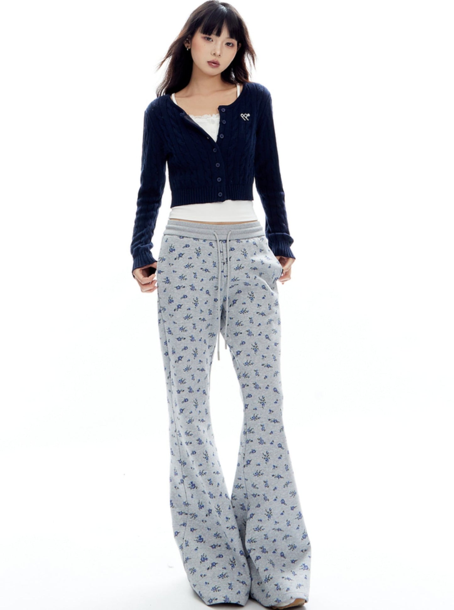 American Hottie Floral Casual Sweat Pants