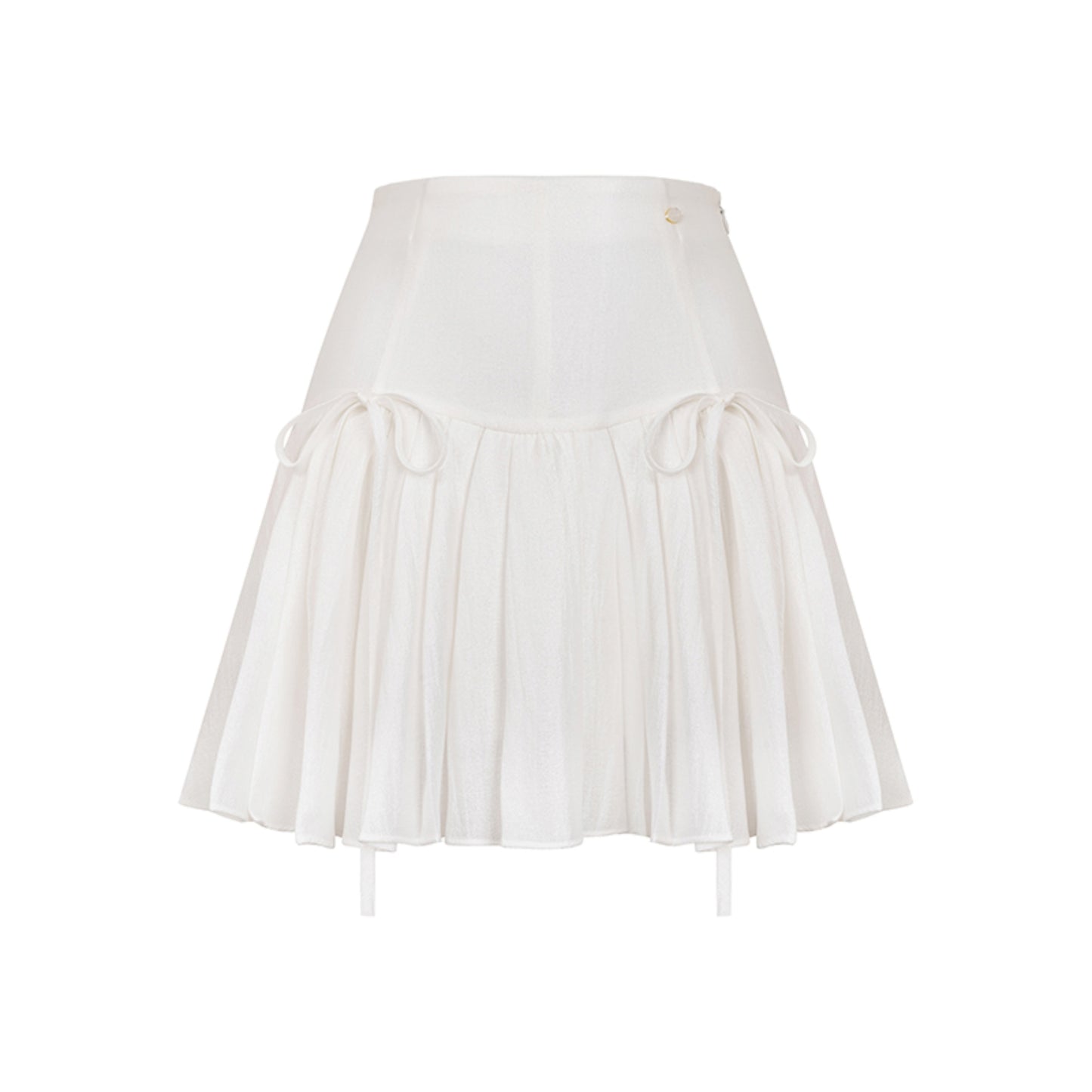 Balletcore Pleated Bow Skirt