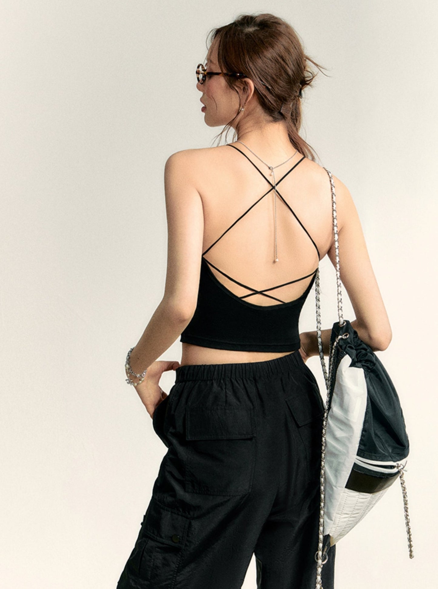 Beautiful Back Lace-Up Vest Top