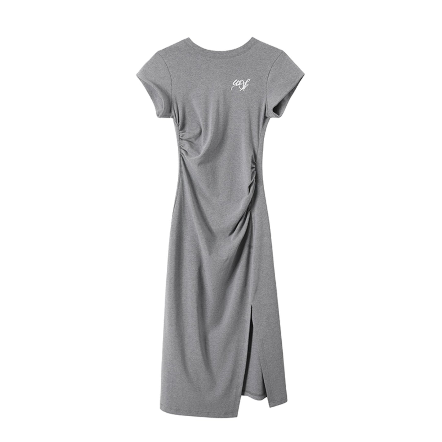 Comfy Drawstring Knit Dress