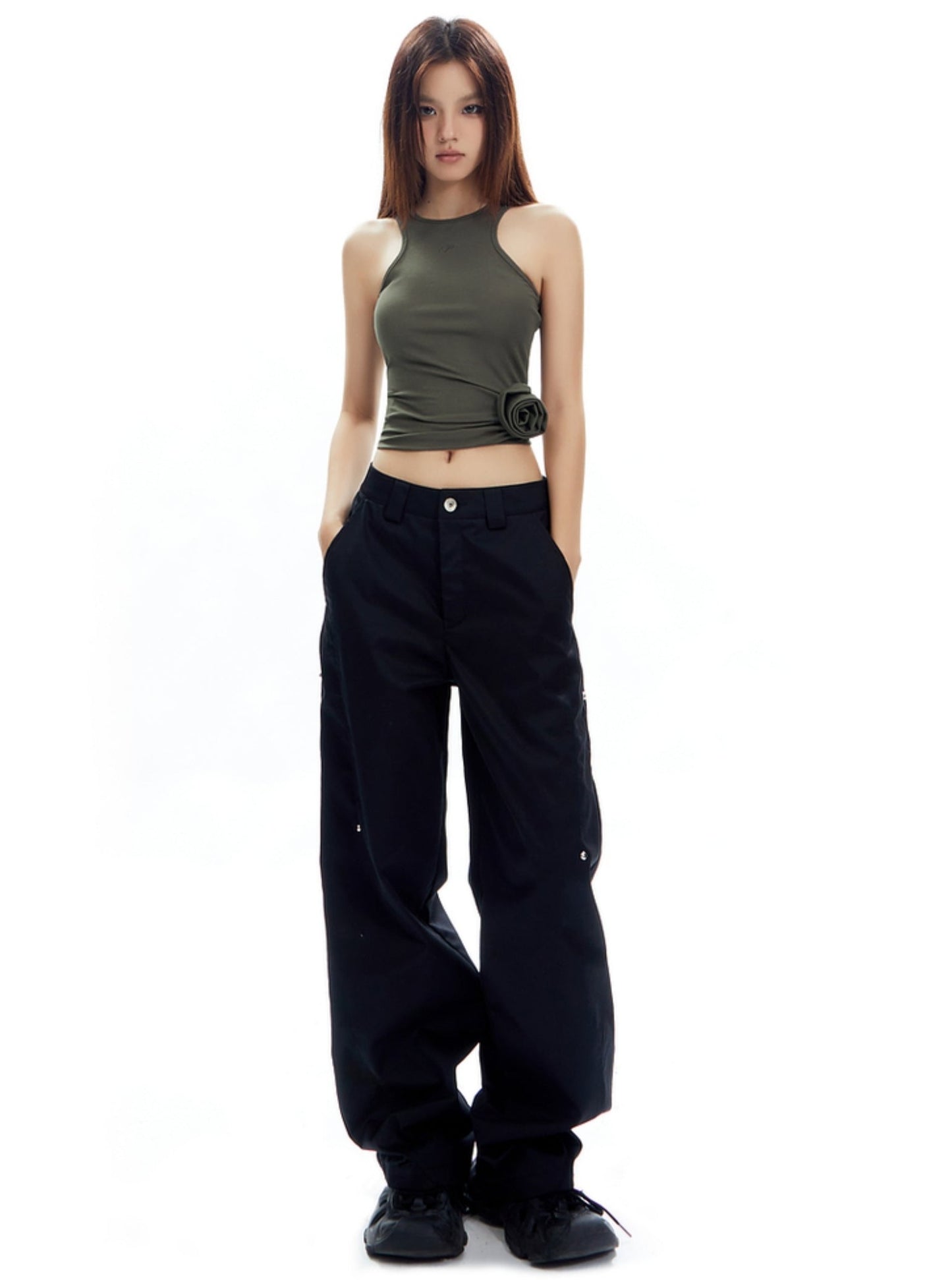 American Retro Low-Rise Cargo Pants