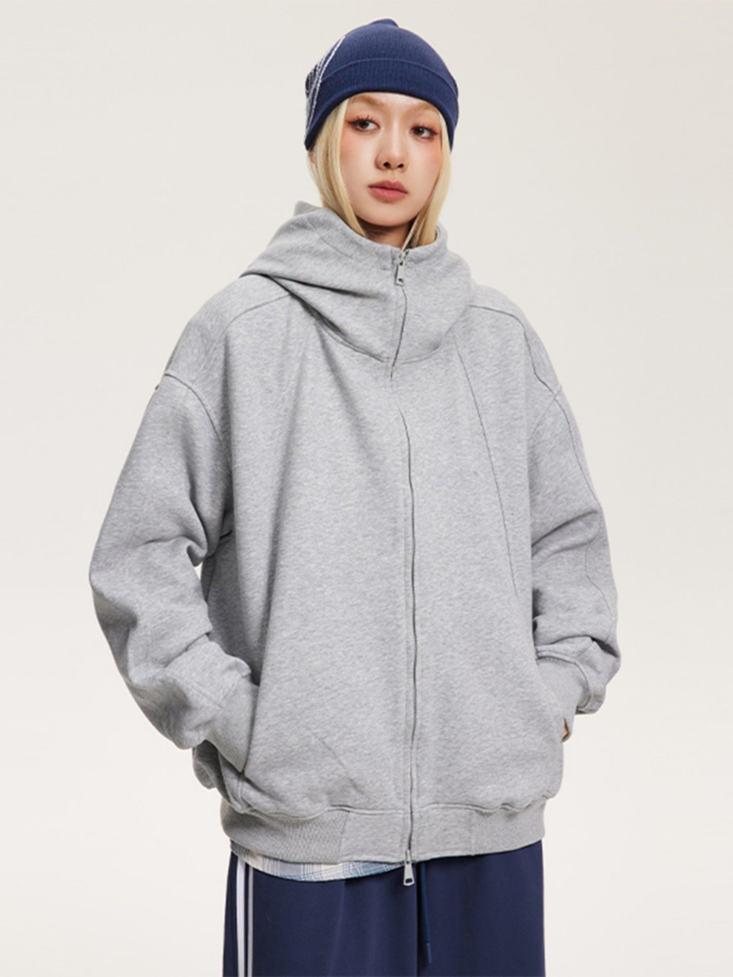 Collaboration Pound Hooded Cardigan Jacket