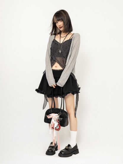 Slim Black Tutu Skirt