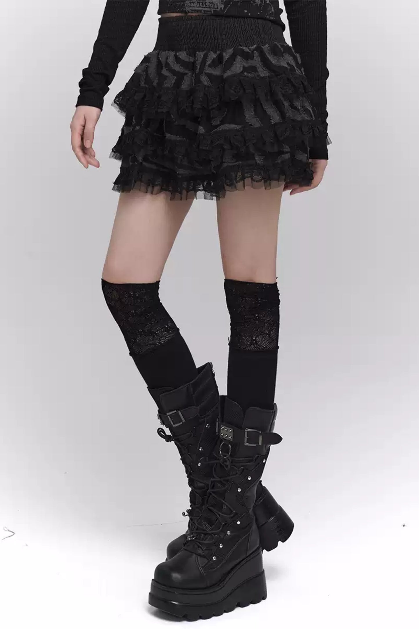 Ghost Girl A-Line Puffy Skirt