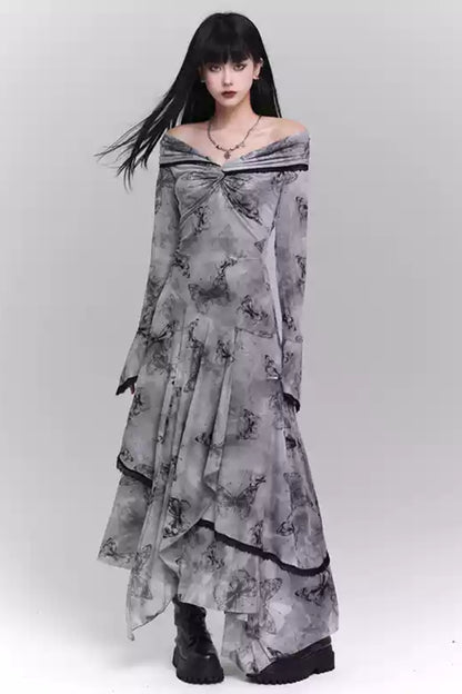 Non-Collision One-Shoulder Dress