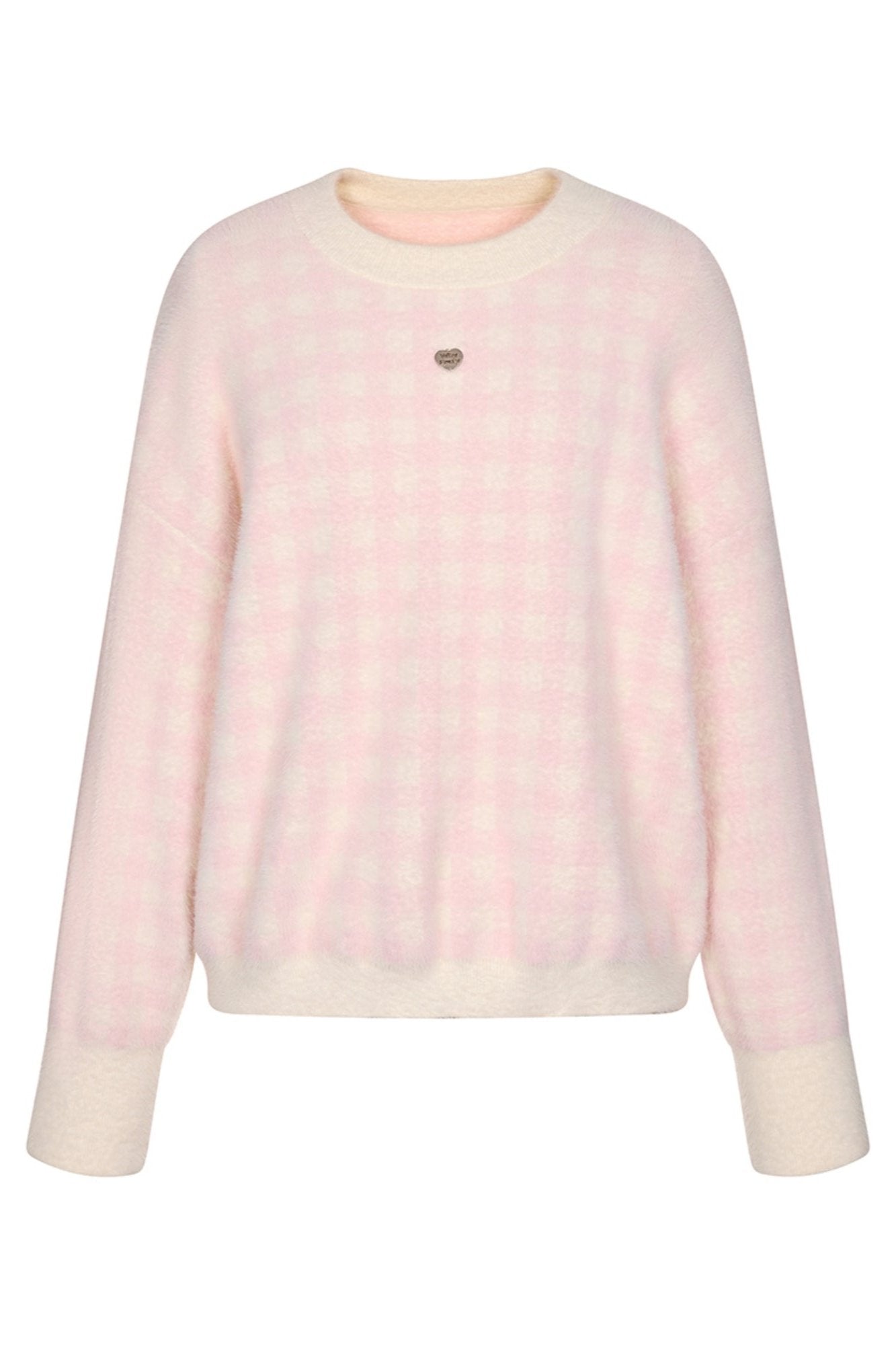 Pearl Jelly Bean Droped Shoulder Sweater