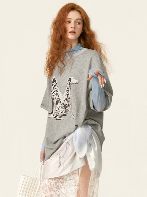 American Print Short Sleeve T-shirt