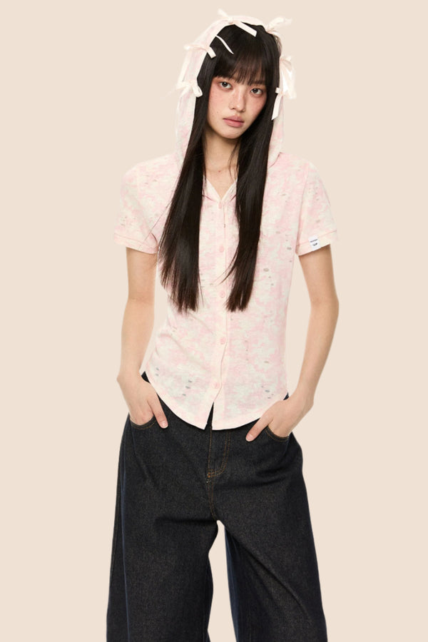 American Hooded Blouse