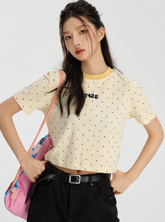 Summer Street Style Polka Dot T-Shirt