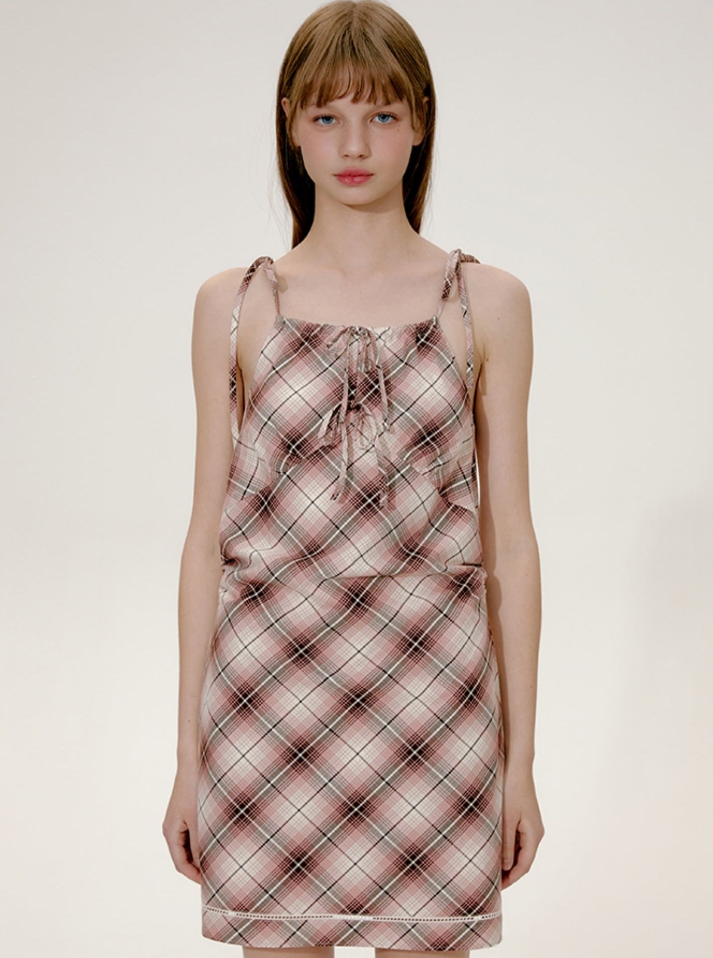 Plaid Slip Dress