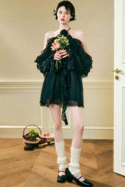 Off-Shoulder Galaxy Party Dress