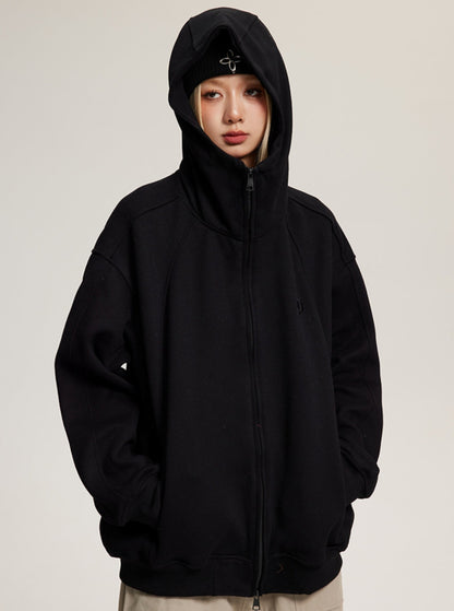 Collaboration Pound Hooded Cardigan Jacket