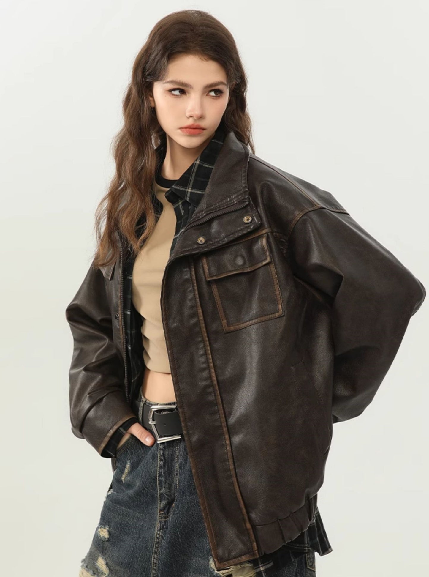 Sense Retro Motorcycle Jacket