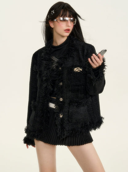 Handmade fringed small fragrant coat