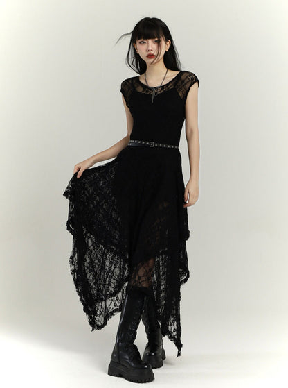 Royal Sister Style French Retro Lace Dress