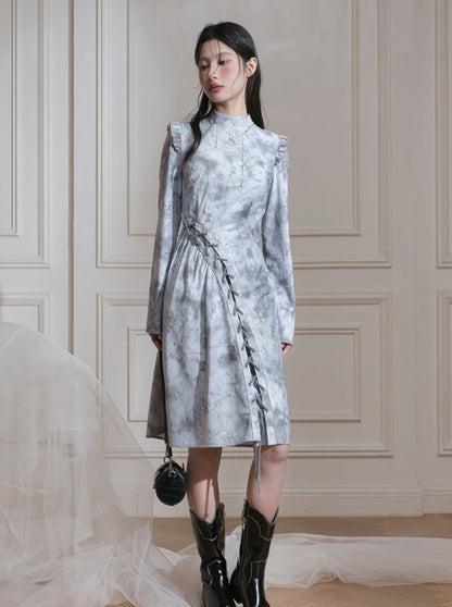 Cloud Sea Rime Early Print Dress