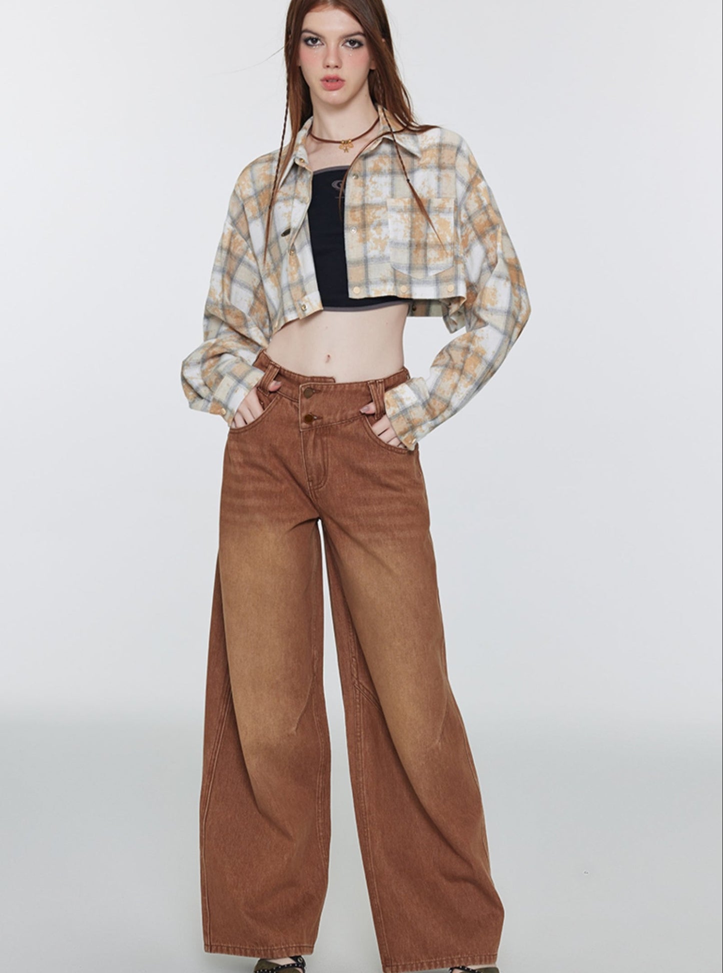 American Retro High Straight Leg Pants