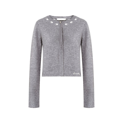 Pearl Button Knit Cardigan