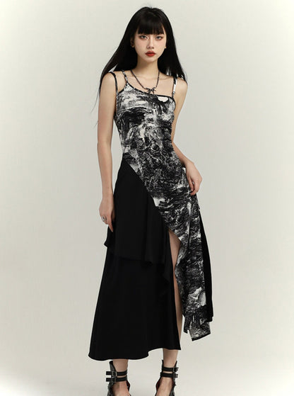 Chinese Suspender Dress