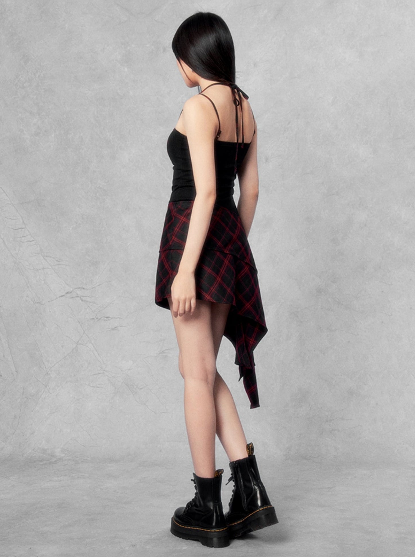 Skinny Irregular Diagonal Sexy Dress