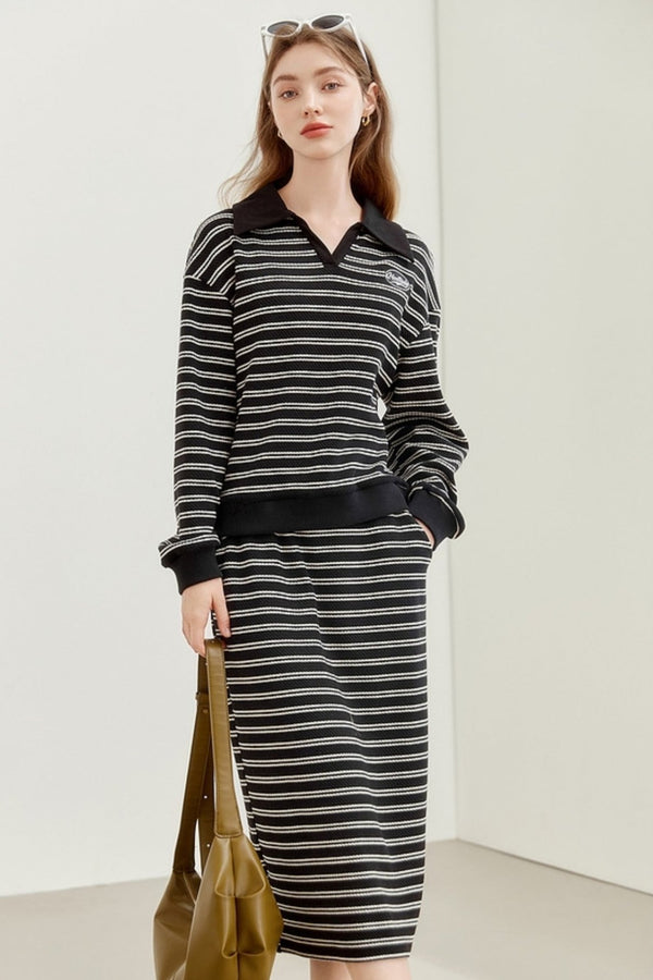 Fashion Casual Wool Knit Sweater Set