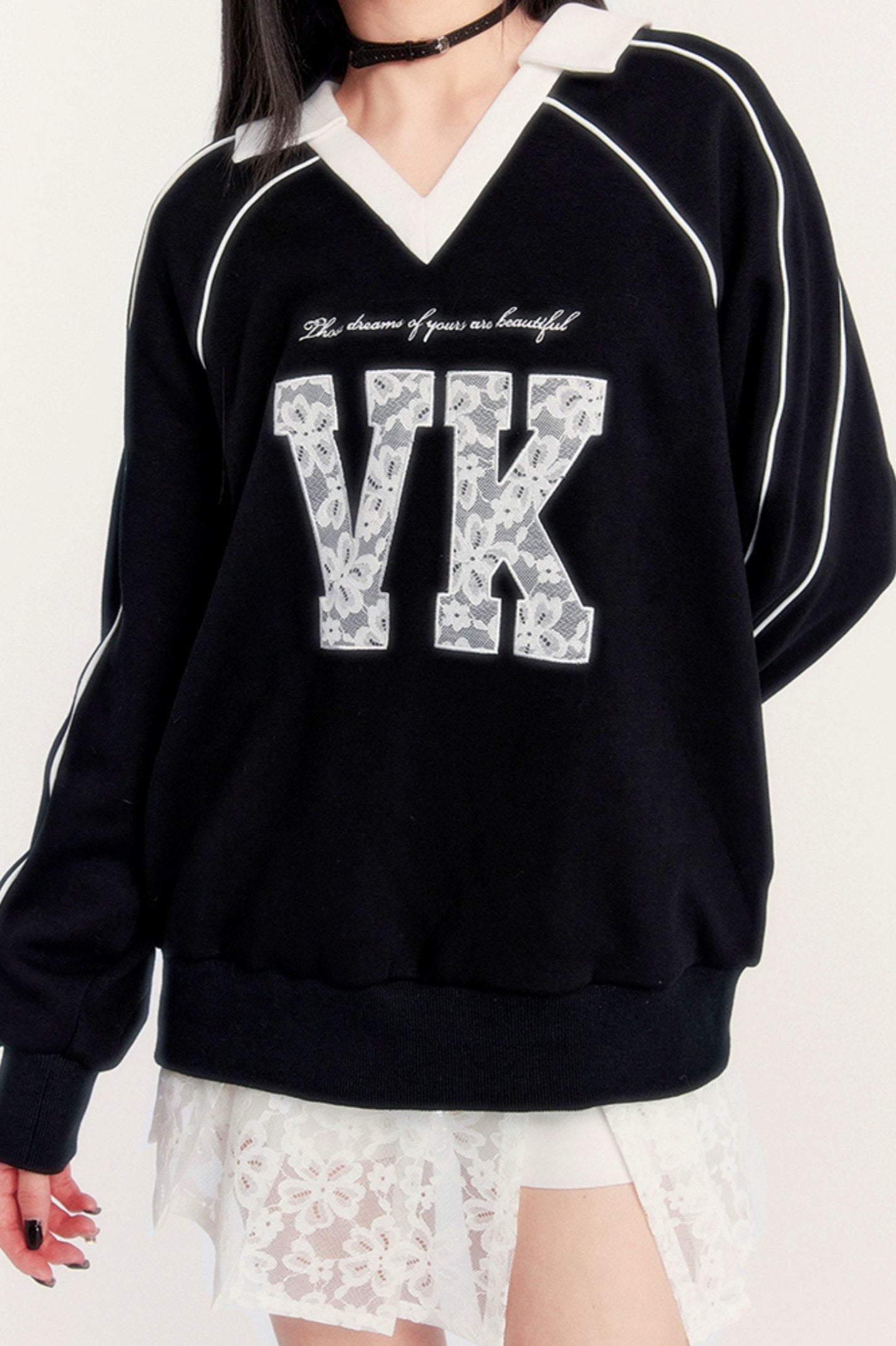 Embroidered VK Patch Sweatshirt