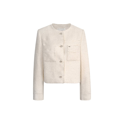 Romantic Floral Tweed Jacket