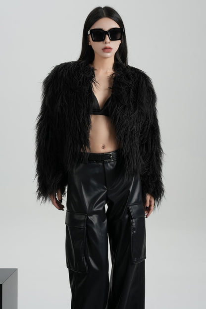 Thickened Short Fur Jacket