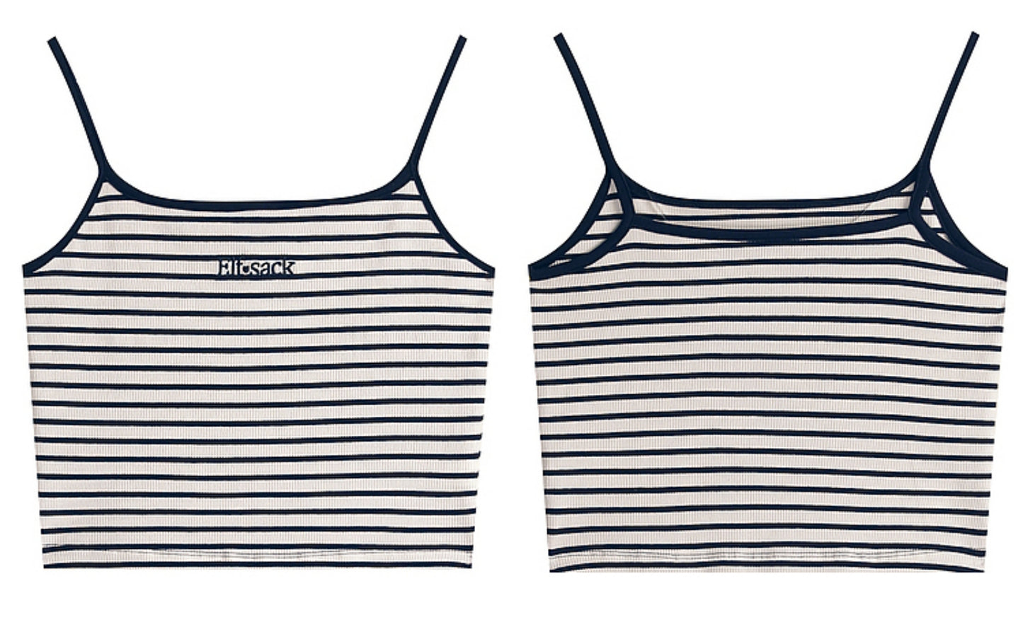 Striped Knit Camisole Vest Top