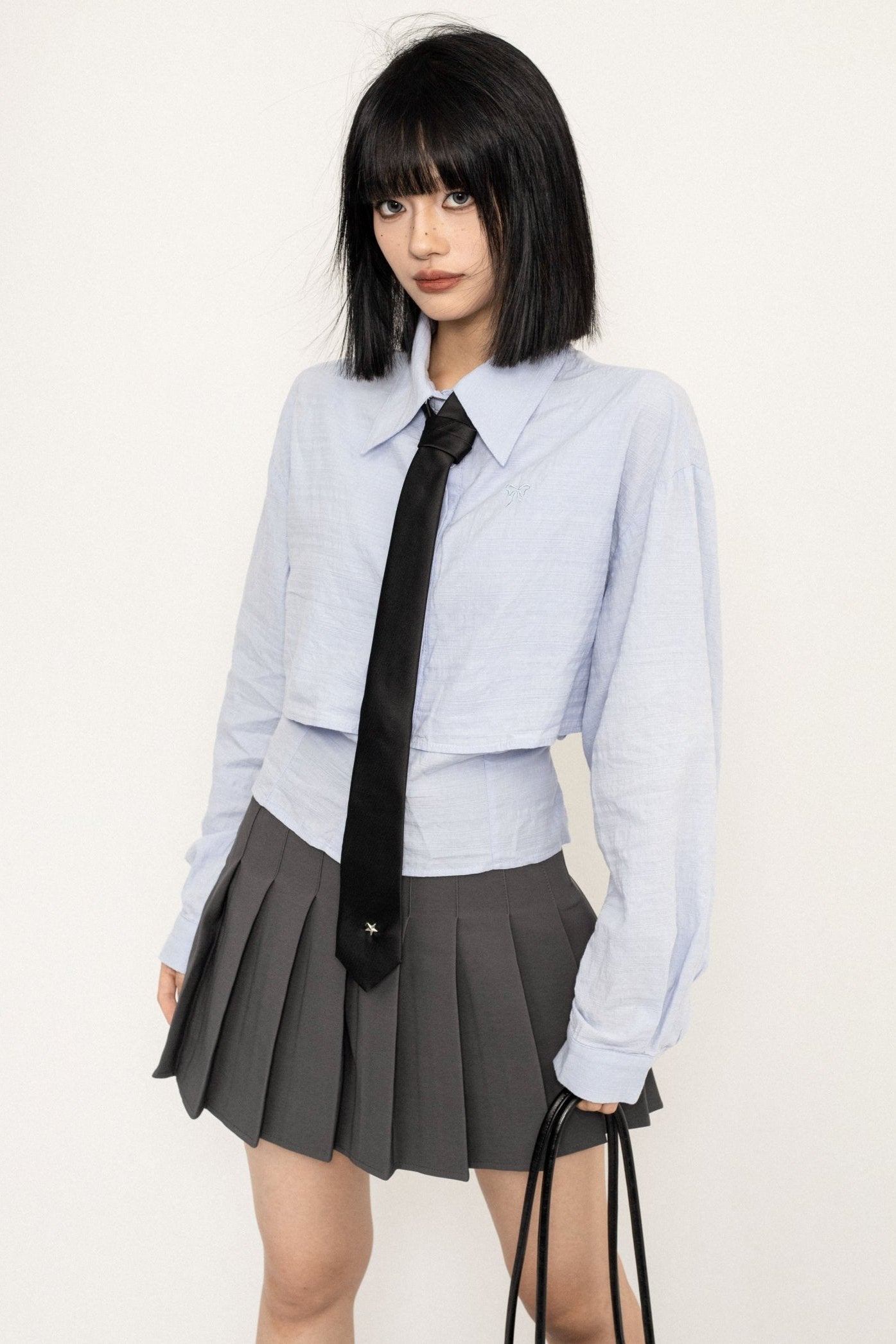 College Cool Cropped Shirt