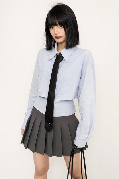 College Cool Cropped Shirt